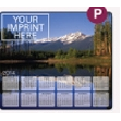 Stock Art Background Hard Surface Calendar Mouse Pads - Rockies